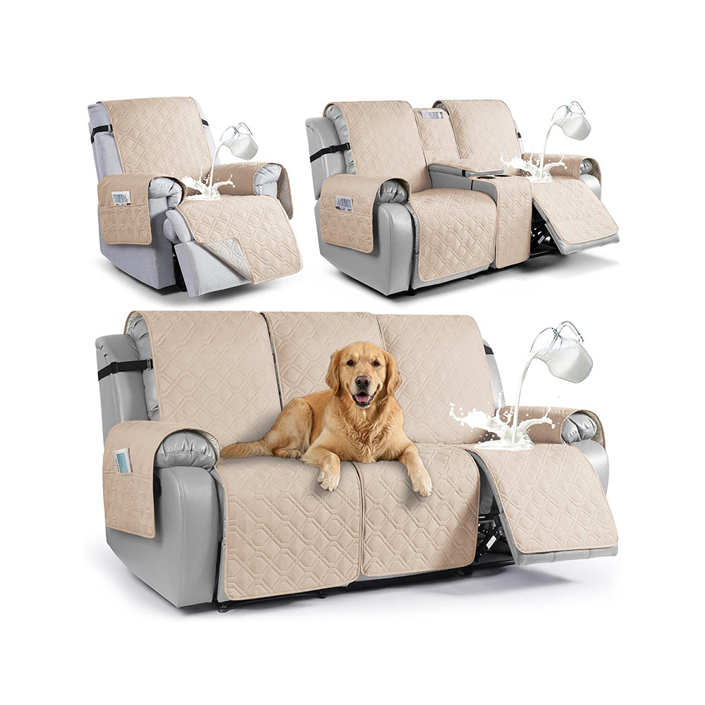 100% Waterproof Quilted Recliner Sofa Cover