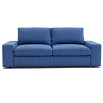 KIVIK 2-seater corduroy replacement sofa cover in blue