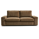 KIVIK 2-seater corduroy replacement sofa cover in brown