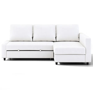 FRIHETEN corner sofa bed velvet replacement cover in white