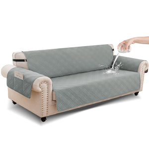 100% Waterproof Quilted 4-Seater Sofa Cover