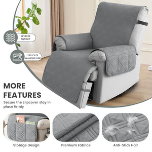 100% Waterproof Quilted 1 Seater Recliner Cover