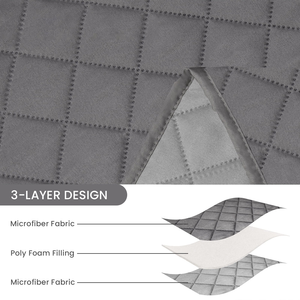 100% Waterproof Quilted Loveseat Recliner Cover