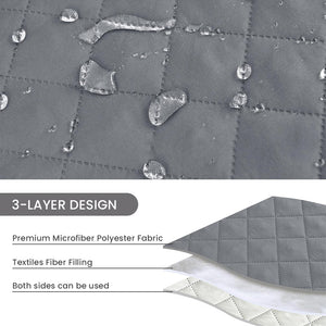 Waterproof Quilted Loveseat Recliner Cover