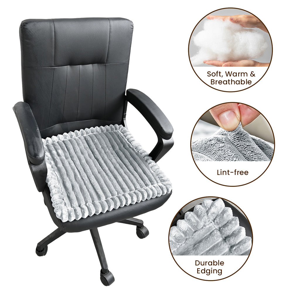 100% Waterproof Plush Office Chair Cushion