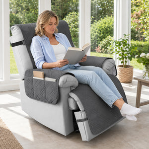 100% Waterproof Quilted 1 Seater Recliner Cover