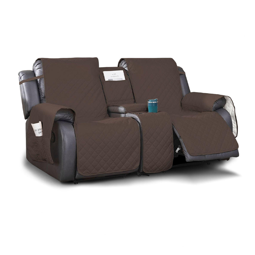 100% Waterproof Quilted Loveseat Recliner Cover