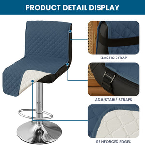 100% Waterproof Bar Stool Covers with Backrest