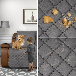 100% Waterproof Quilted Loveseat Recliner Cover