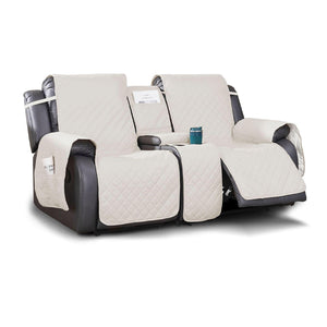 100% Waterproof Quilted Loveseat Recliner Cover