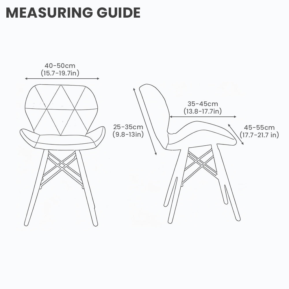 210GSM Stretch Waffle Grid Egg Chair Cover