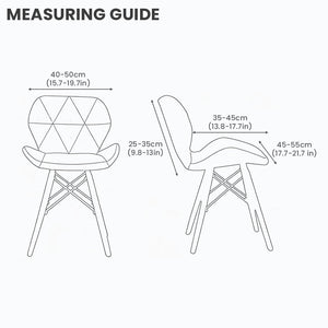 210GSM Stretch Waffle Grid Egg Chair Cover