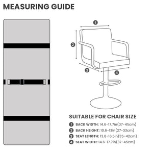 100% Waterproof Bar Stool Covers with Backrest