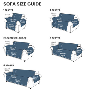 100% Waterproof Quilted Sofa Cover for Dogs