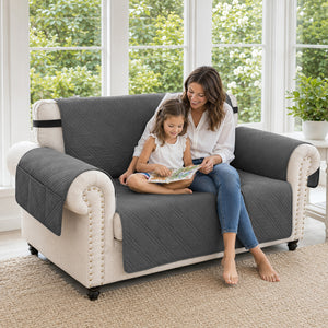 100% Waterproof Quilted Loveseat Cover