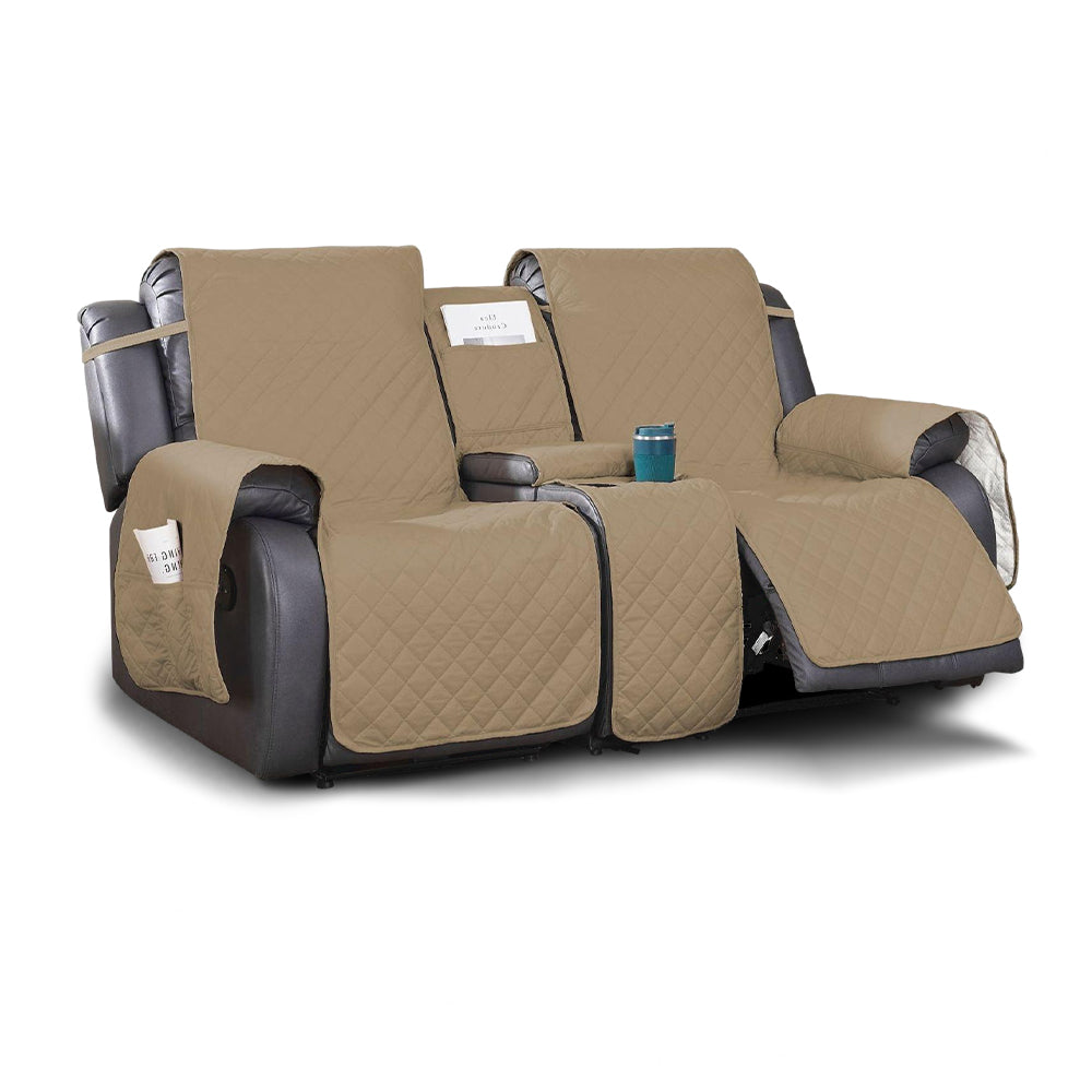 100% Waterproof Quilted Loveseat Recliner Cover