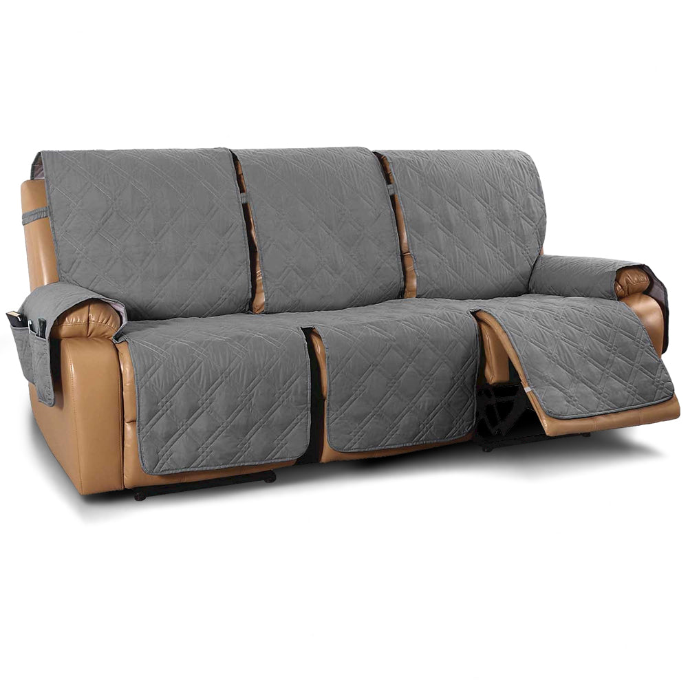 100% Waterproof Quilted 3 Seater Recliner Sofa Cover