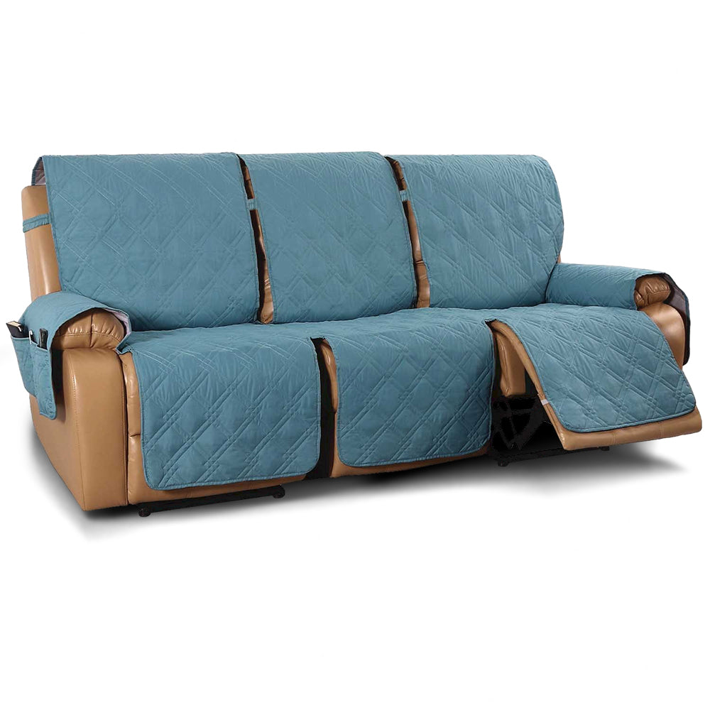 100% Waterproof Quilted 3 Seater Recliner Sofa Cover