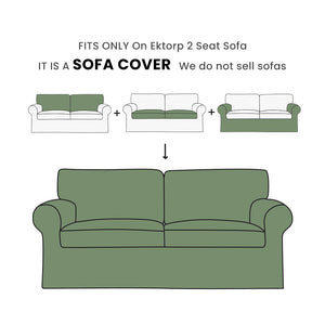 Replacement Sofa Cover Designed to Fit EKTORP 2-Seater Sofa