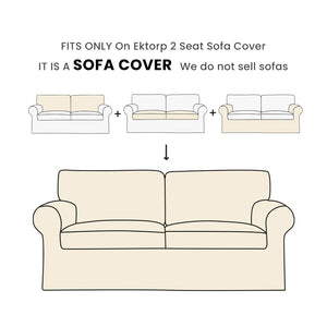 Replacement Sofa Cover Designed to Fit EKTORP 2-Seater Sofa