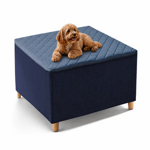 100% Waterproof Quilted Square Ottoman Cover