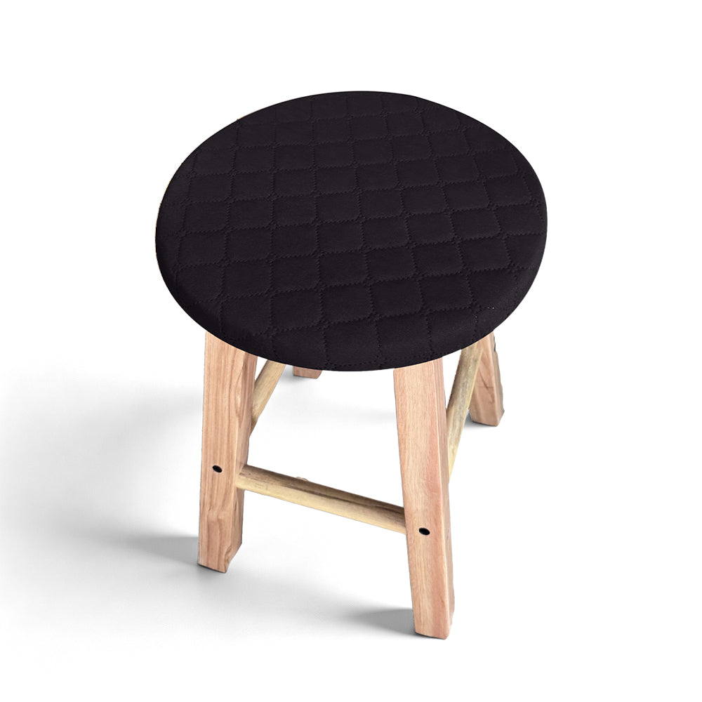 Water-Resistant Round Bar Stool Covers