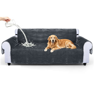 Christmas Waterproof Faux Fur Pet Sofa Mat