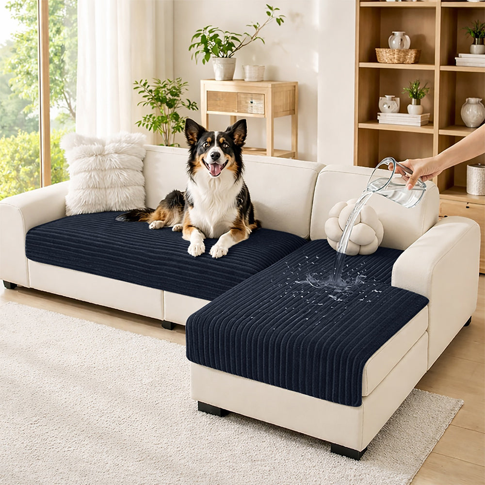 100% Waterproof L-Shaped Sectional Sofa Cover Set