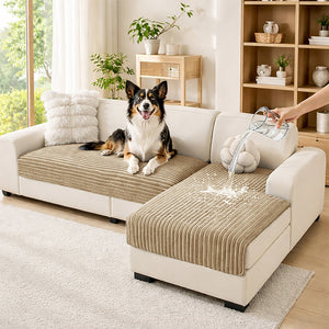 100% Waterproof L-Shaped Sectional Sofa Cover Set