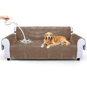 Christmas Waterproof Faux Fur Pet Sofa Mat