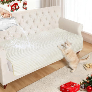 Waterproof Faux Fur Pet Sofa Mat