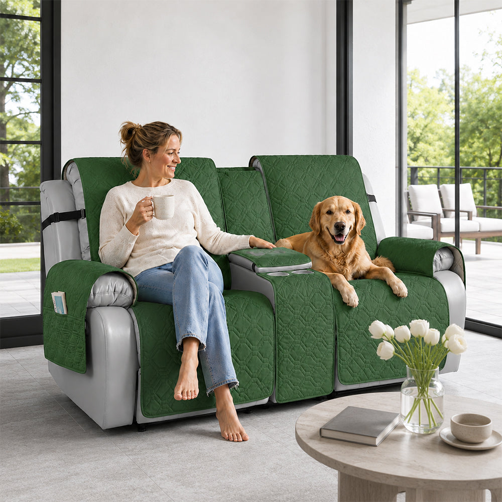 100% Waterproof Quilted Recliner Sofa Cover