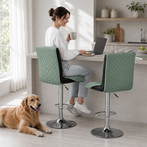 100% Waterproof Bar Stool Covers with Backrest