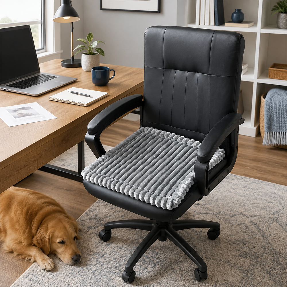 100% Waterproof Plush Office Chair Cushion